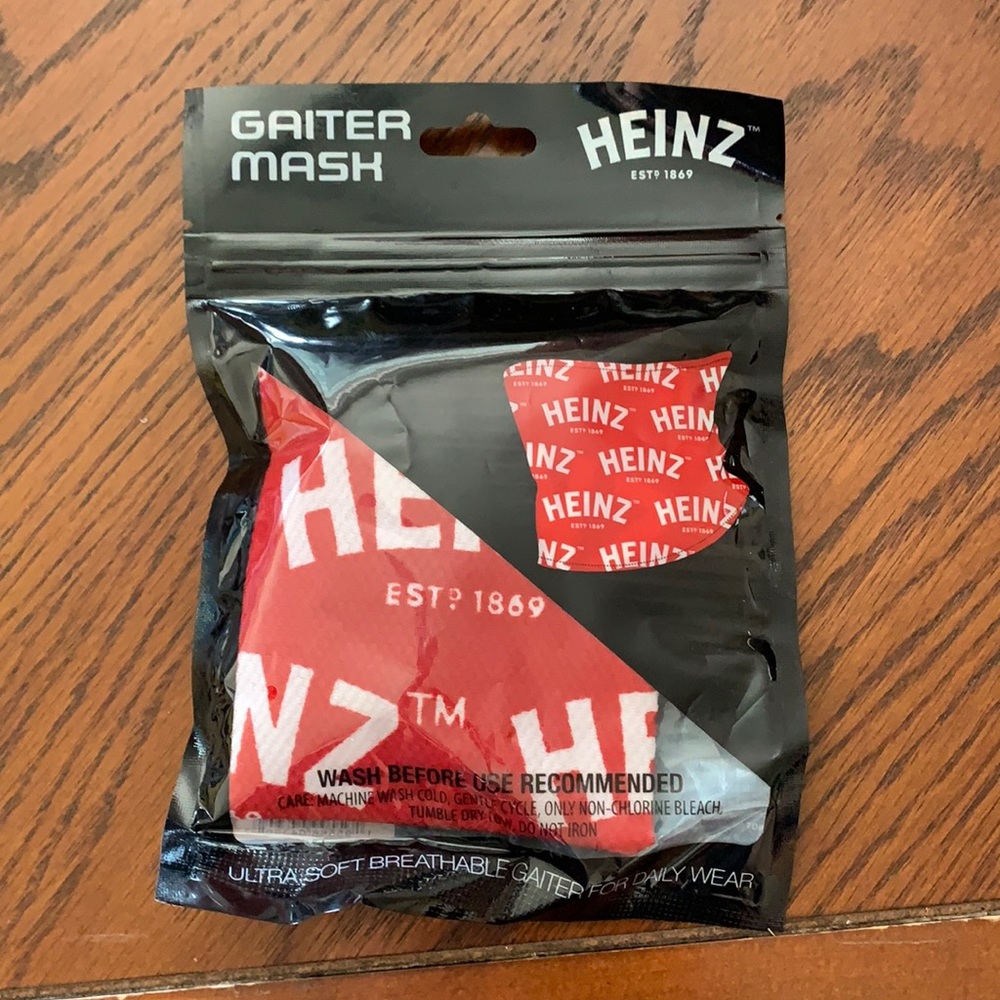 Heinz Ketchup Gaiter Masks